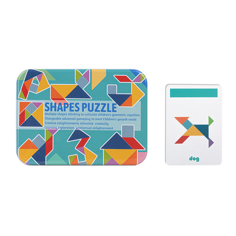 Tangram Shapes Puzzle Clearance Sale 3 Years +