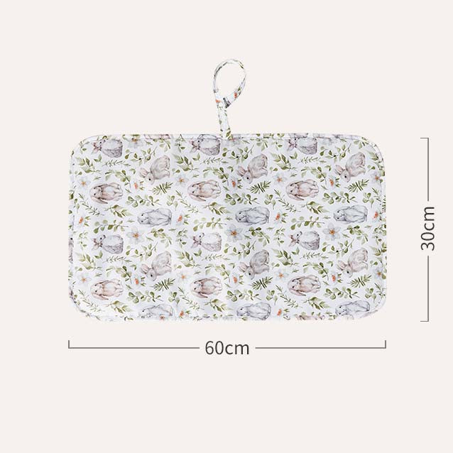 Baby Print Portable Diaper Changing Pad Waterproof Travel Changing Mat - Little Kooma