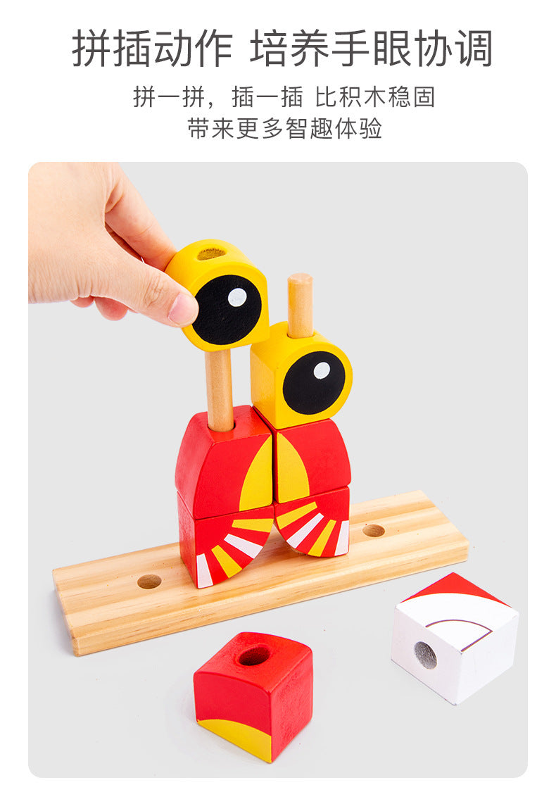 Wooden Building Blocks Clearance Sale 18 Months +