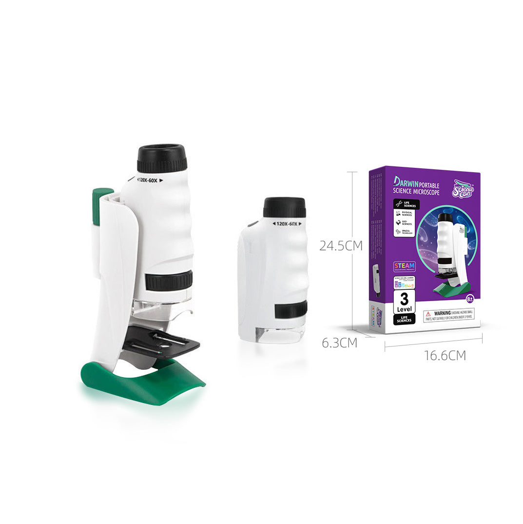 Kids Portable Science Microscope Clearance Sale 8 Years +