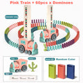 Kids Domino Train Domino Blocks Set Building And Stacking Toy Blocks Domino Set For 3 Year + Toys Boys Girls Creative Gifts For Kids - Little Kooma