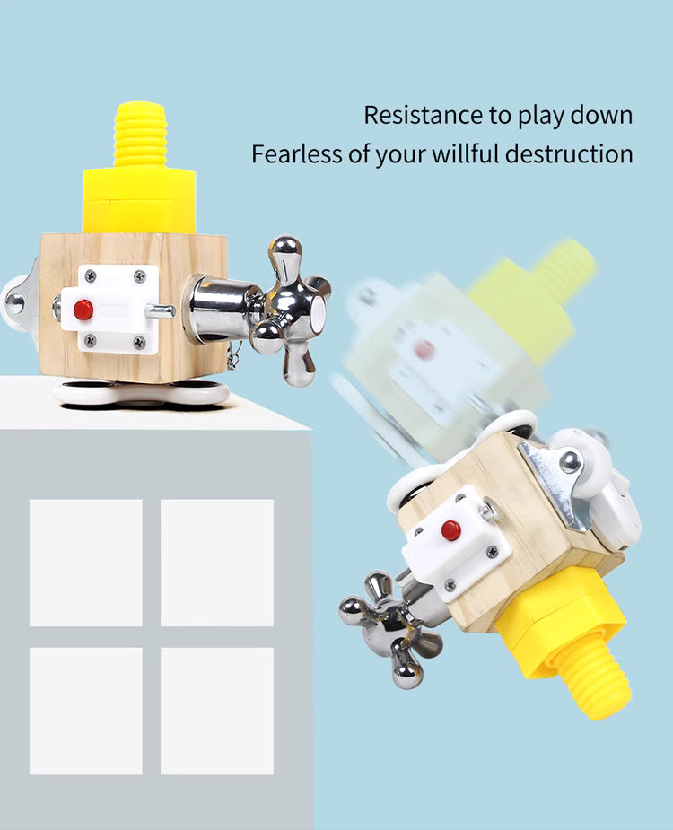 Kids Busy Cube Montessori Toy Clearance Sale 3 Years +