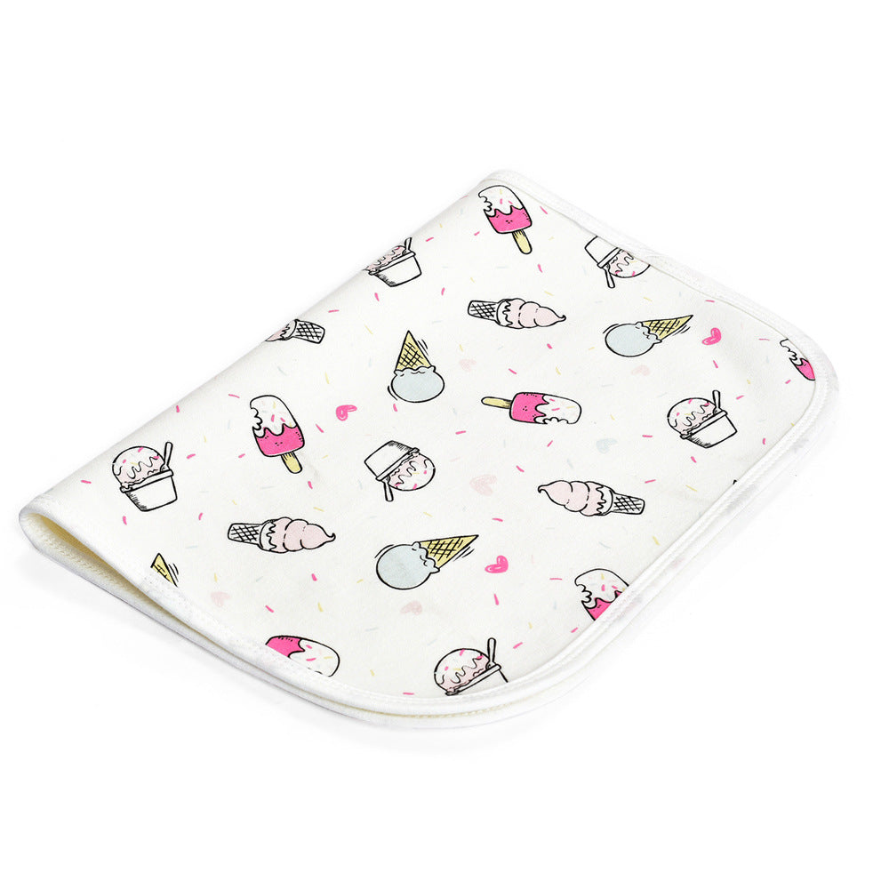 Baby Breathable Cotton Waterproof Crib Mattress Cover Pad Diaper Changing Mat - Little Kooma