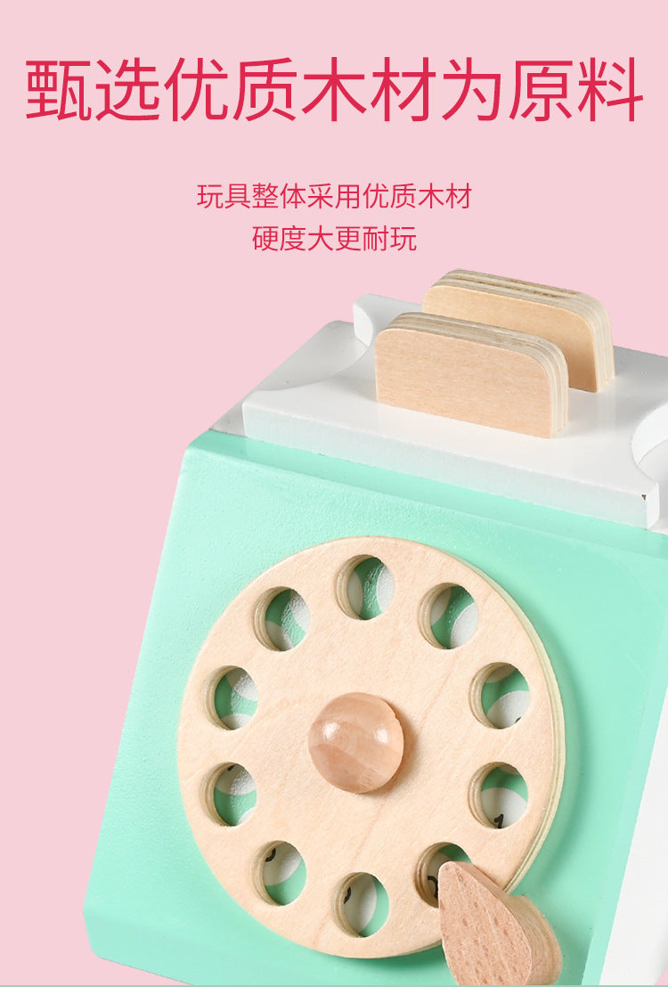 Wooden Retro Phone Clearance Sale 3 Years +