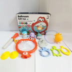 Baby Toddler Kids Fishing Toy Bath Toy Basketball Game Water Spray Toy 3 Years + - Little Kooma