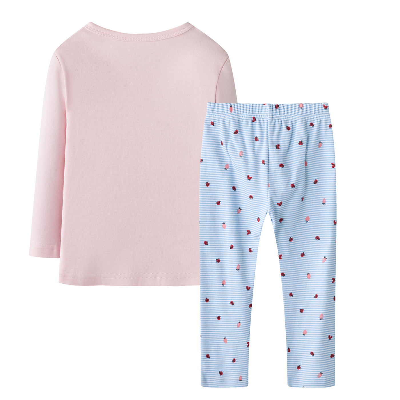 Baby Kids Pajamas Strawberry Top n Pants Set Always Love My Mummy - Little Kooma