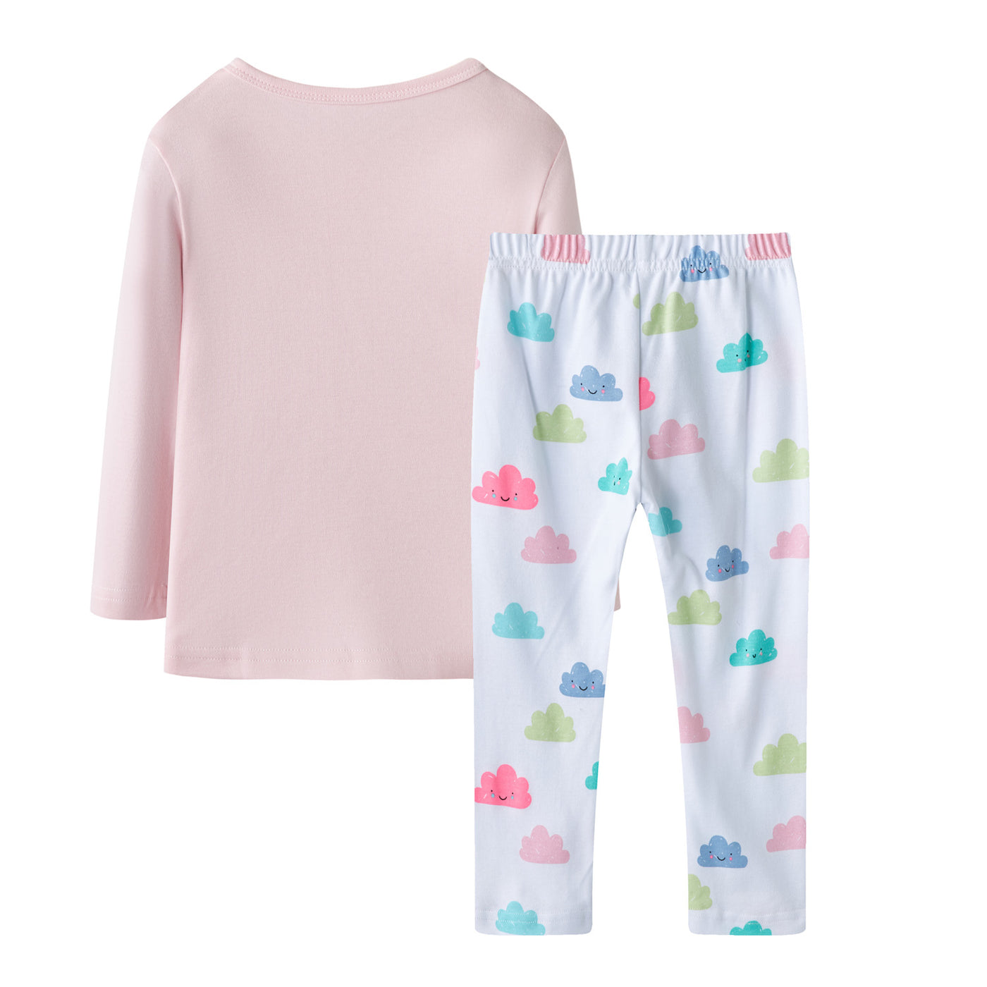 Baby Kids Pajamas Colorful Summer Top n Pants Set - Little Kooma