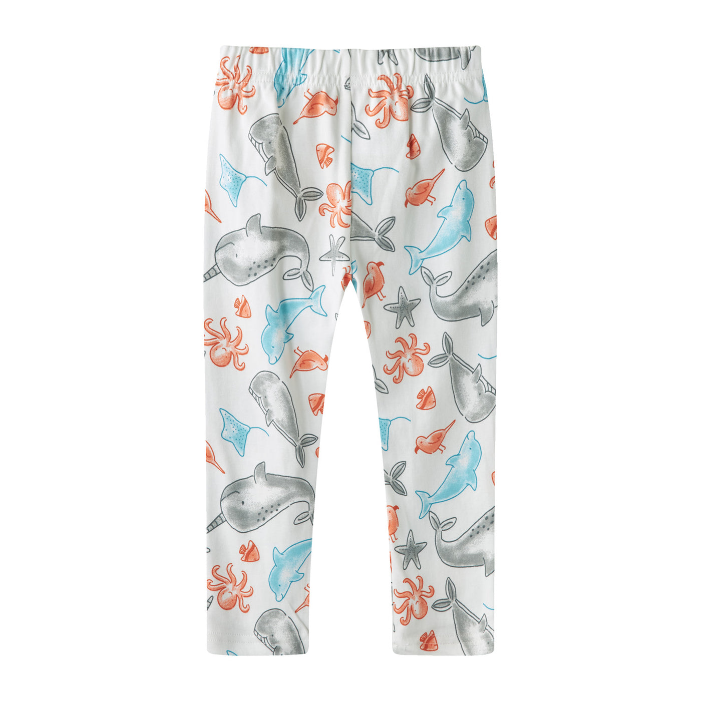 Baby Kids Pajamas Narwhale Top n Stripe Pants Set - Little Kooma