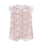 Baby Girl Pink Floral Romper - Little Kooma
