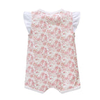 Baby Girl Pink Floral Romper - Little Kooma