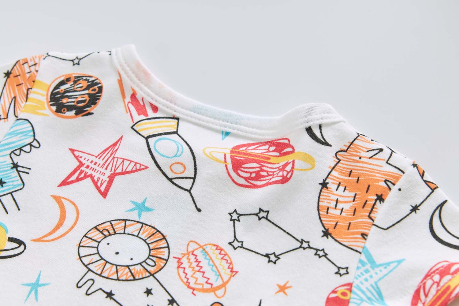 Baby Boy Space Rocket Lion Romper - Little Kooma