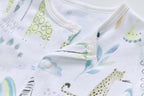 Baby Boy Giraffe Elephant Zebra Romper - Little Kooma
