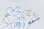 Baby Boy Giraffe Elephant Zebra Romper - Little Kooma