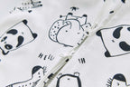 Baby Boy Cotton Sleepsuit Elephant Panda Giraffe Two Way Zipper All In One Jumpsuit - Little Kooma