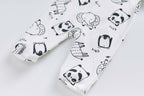 Baby Boy Cotton Sleepsuit Elephant Panda Giraffe Two Way Zipper All In One Jumpsuit - Little Kooma
