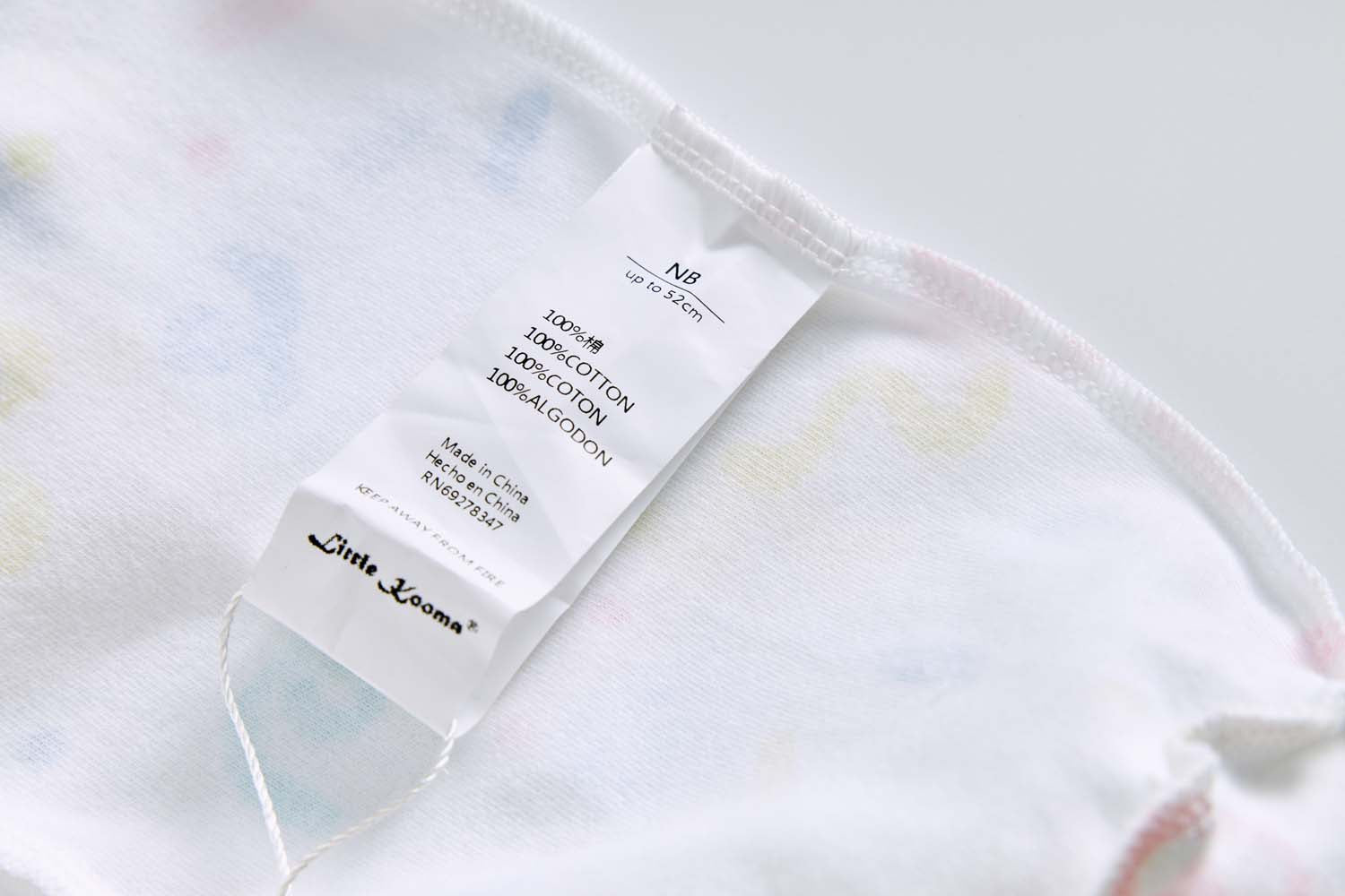 Baby Cotton Sleepsuit Colorful Sprinkles Two Way Zipper All In One Jumpsuit Feet Cover - Little Kooma