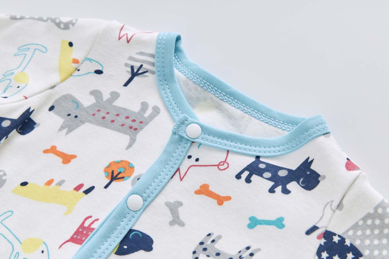Baby Boy Cotton Sleepsuit Puppy All In One Jumpsuit - Little Kooma