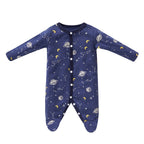 Baby Boy Cotton Sleepsuit Space All In One Jumpsuit - Little Kooma