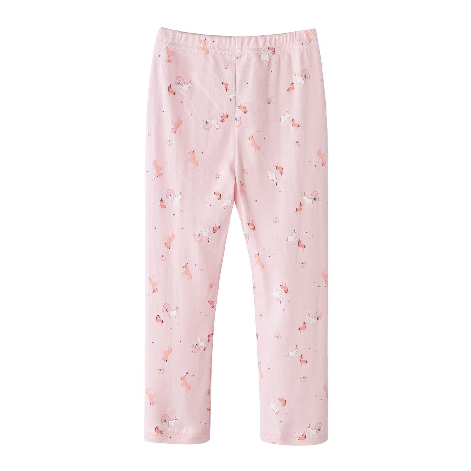 Baby Kids Pajamas Pink Unicorn Top n Pants Set - Little Kooma