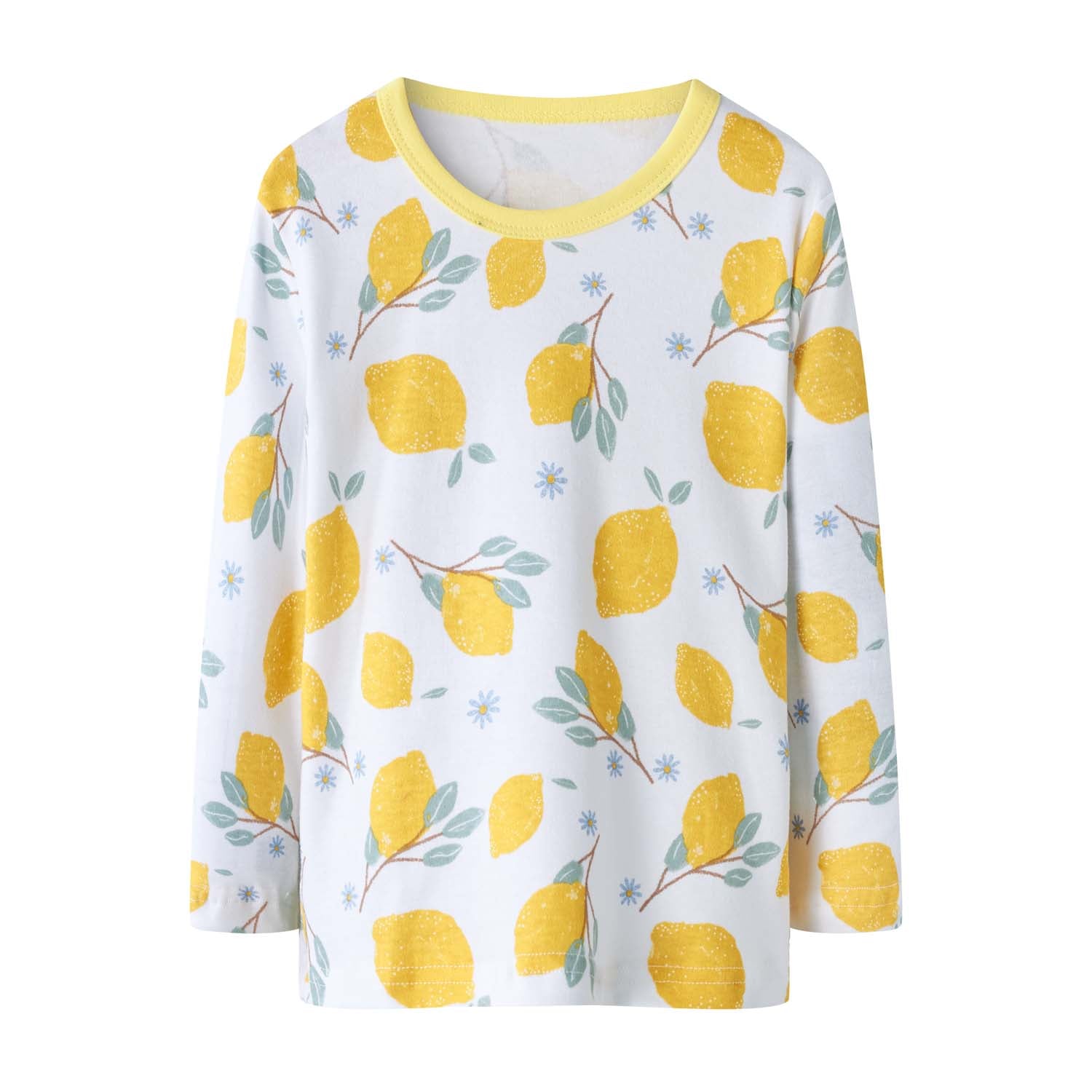 Baby Kids Pajamas Lemon Top n Pants Set - Little Kooma