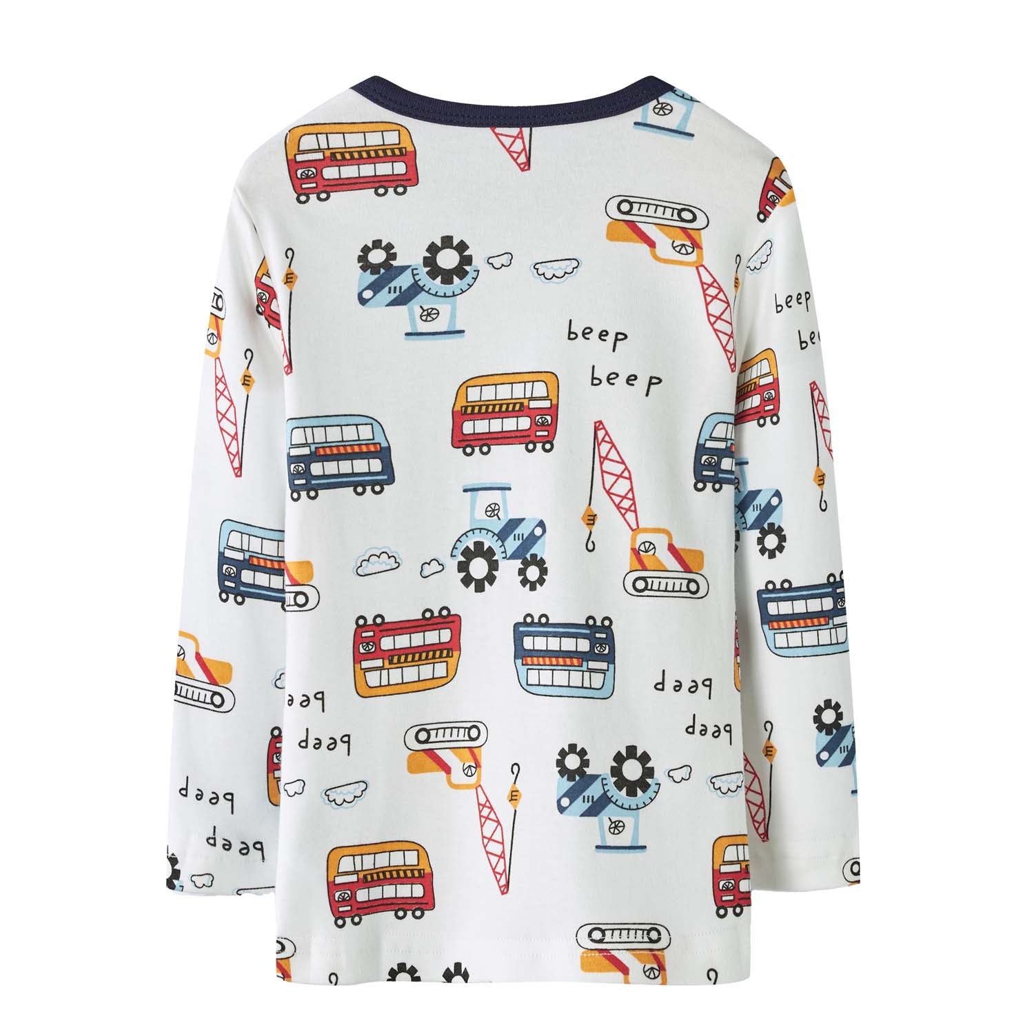 Baby Kids Pajamas Vehicles Top n Pants Set - Little Kooma