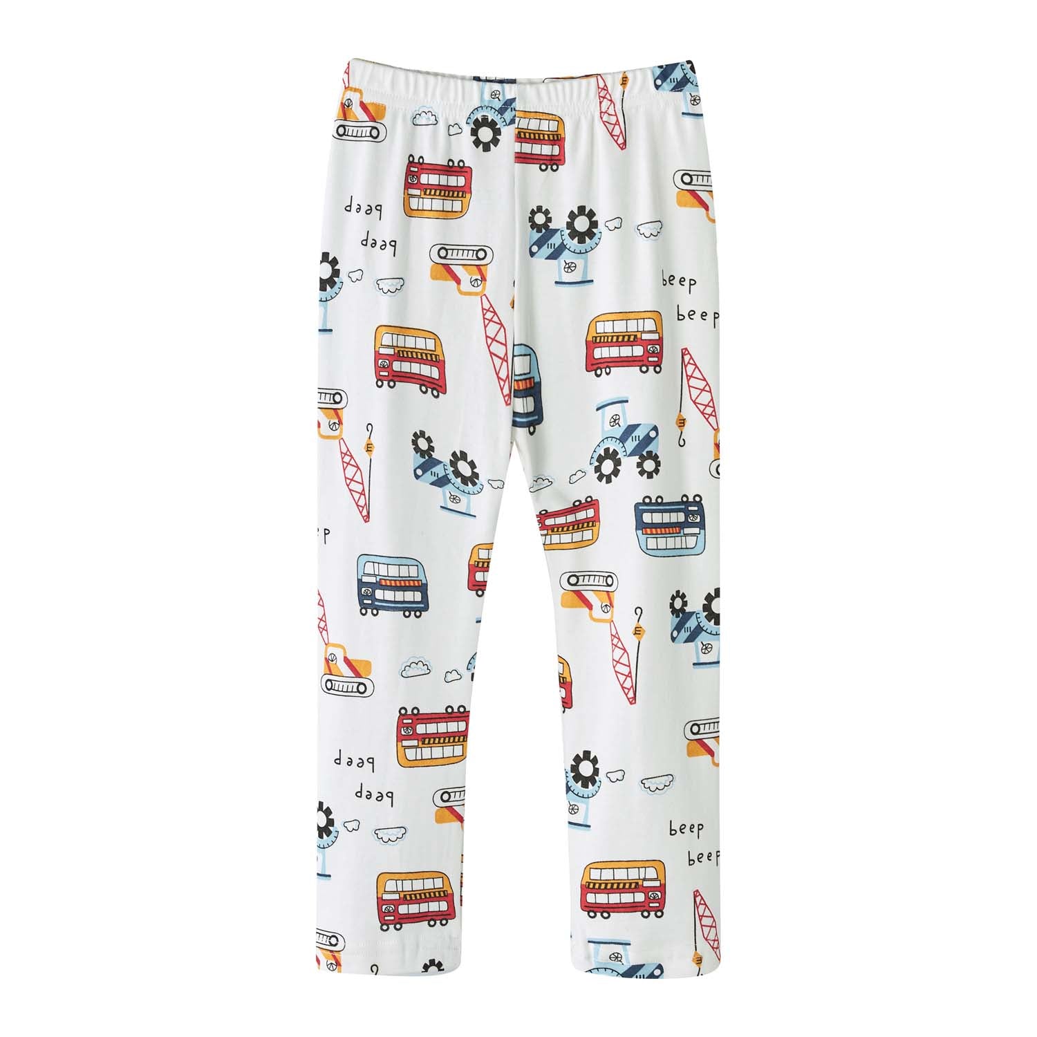Baby Kids Pajamas Vehicles Top n Pants Set - Little Kooma