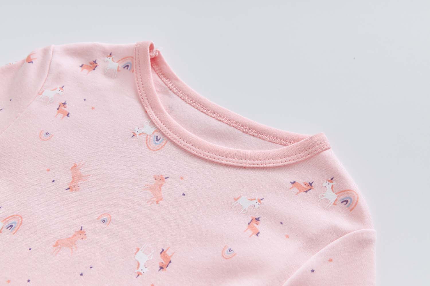 Baby Kids Pajamas Pink Unicorn Top n Pants Set - Little Kooma