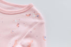 Baby Kids Pajamas Pink Unicorn Top n Pants Set - Little Kooma