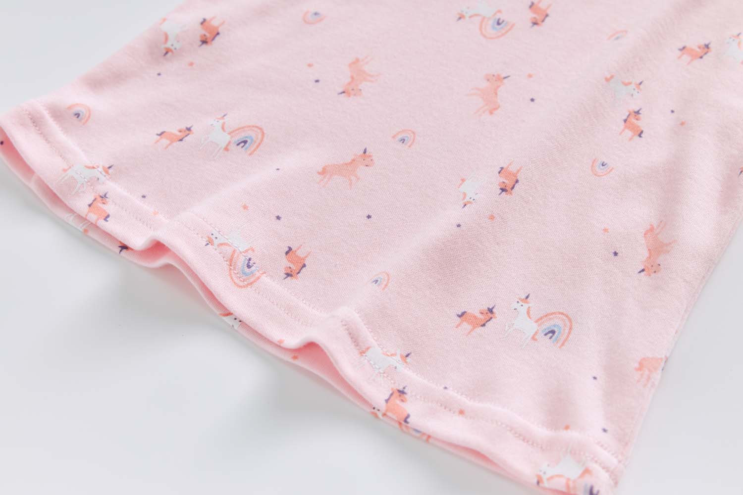 Baby Kids Pajamas Pink Unicorn Top n Pants Set - Little Kooma