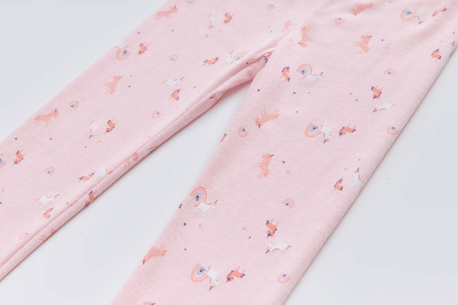 Baby Kids Pajamas Pink Unicorn Top n Pants Set - Little Kooma