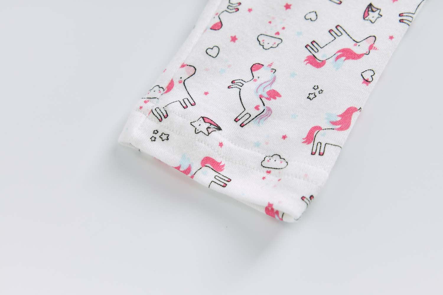 Baby Kids Pajamas White Unicorn Top n Pants Set - Little Kooma