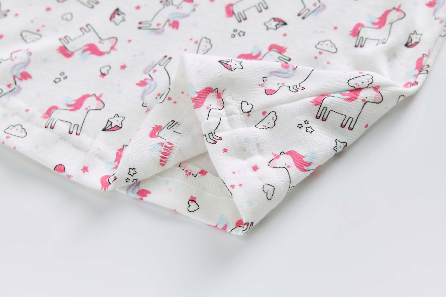 Baby Kids Pajamas White Unicorn Top n Pants Set - Little Kooma