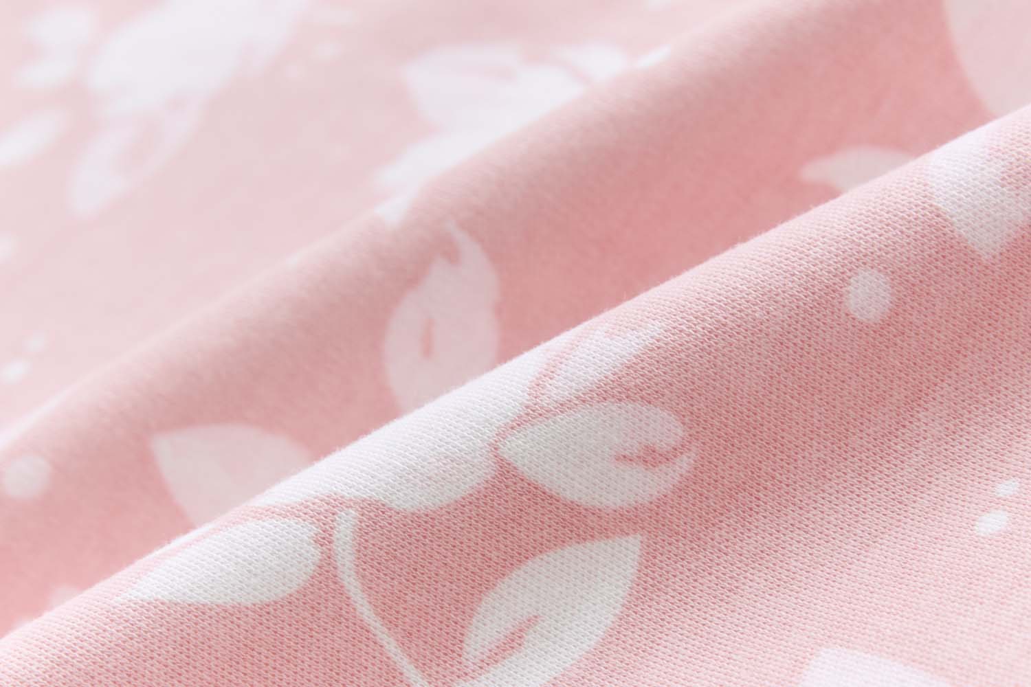 Baby Kids Pajamas Pink w White Flowers Top n Pants Set - Little Kooma