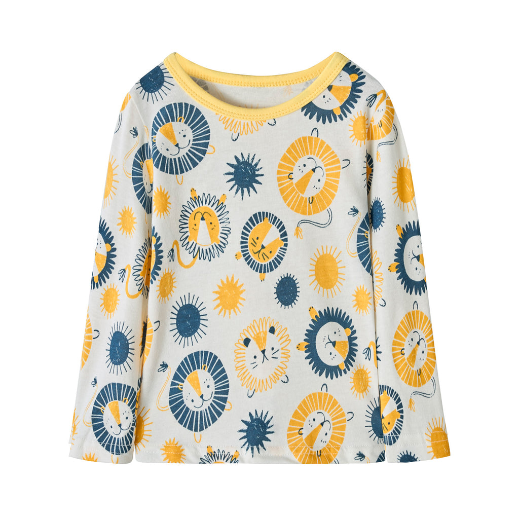 Baby Kids Pajamas Lion Top n Pants Set