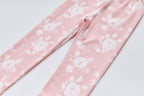 Baby Kids Pajamas Pink w White Flowers Top n Pants Set - Little Kooma