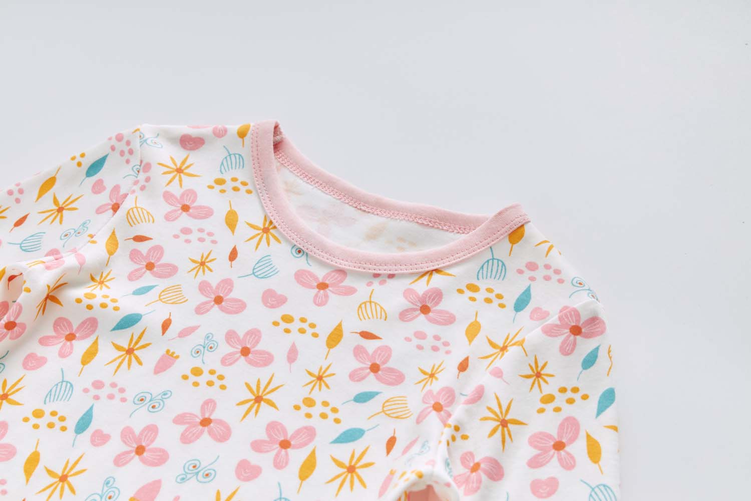 Baby Kids Pajamas Floral Top n Pants Set - Little Kooma