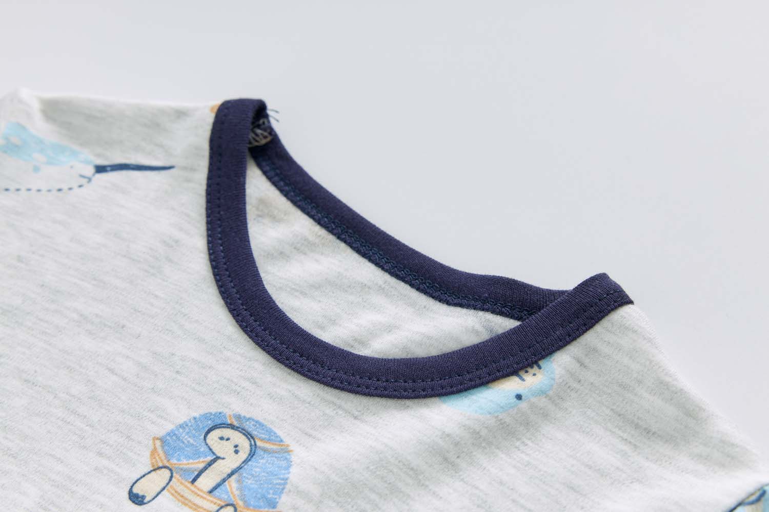 Baby Kids Pajamas Sea Animals Top n Pants Set - Little Kooma