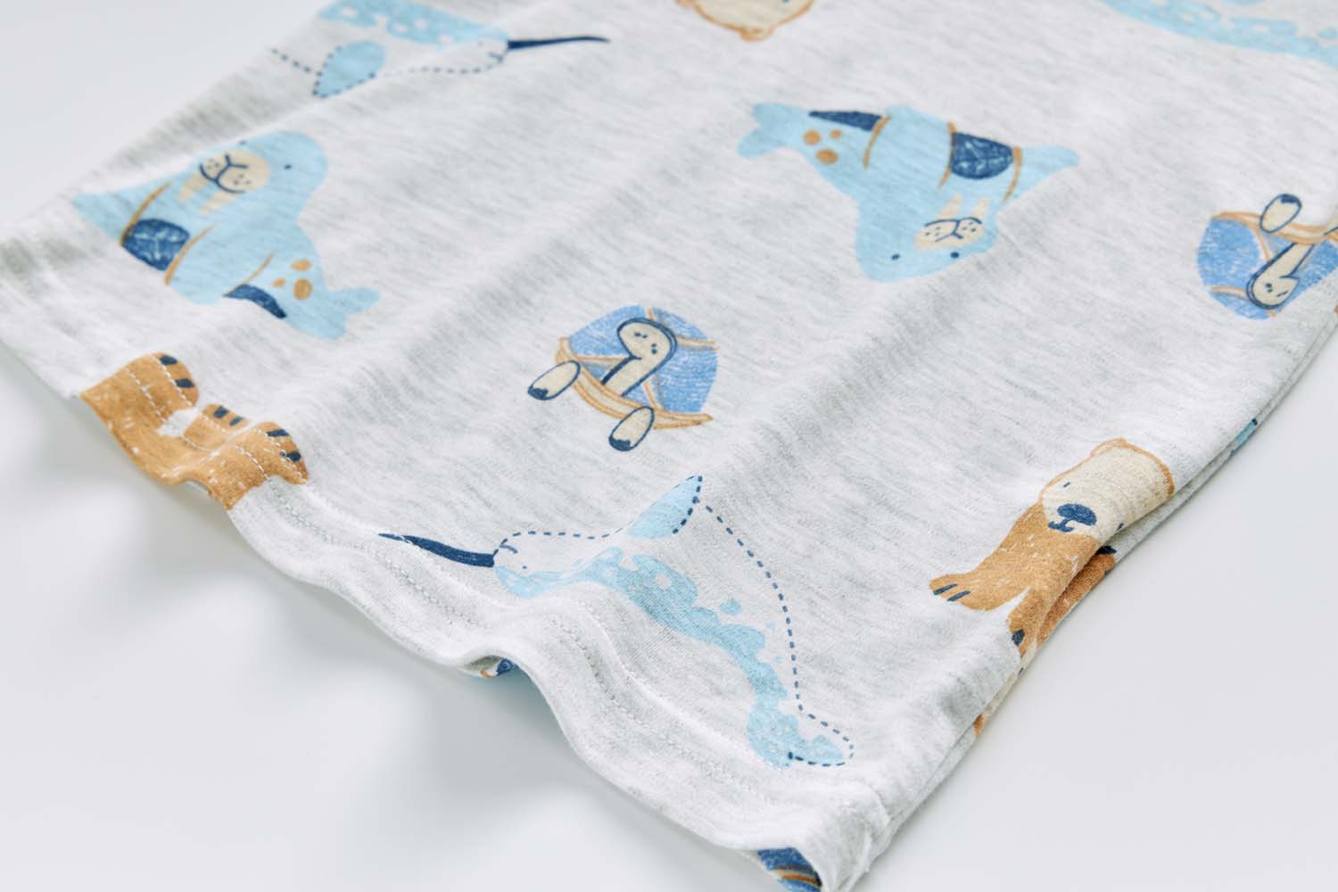 Baby Kids Pajamas Sea Animals Top n Pants Set - Little Kooma