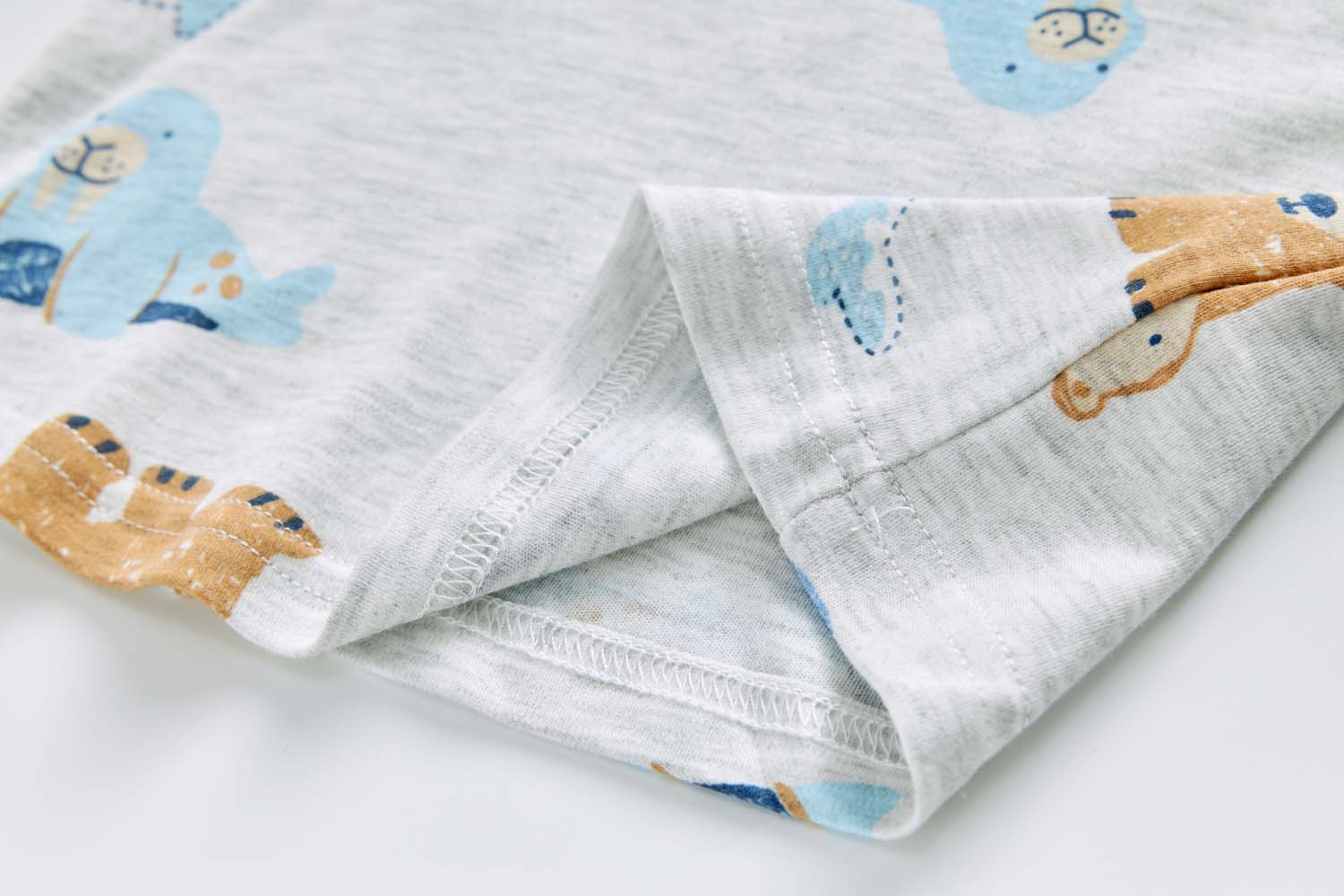Baby Kids Pajamas Sea Animals Top n Pants Set - Little Kooma