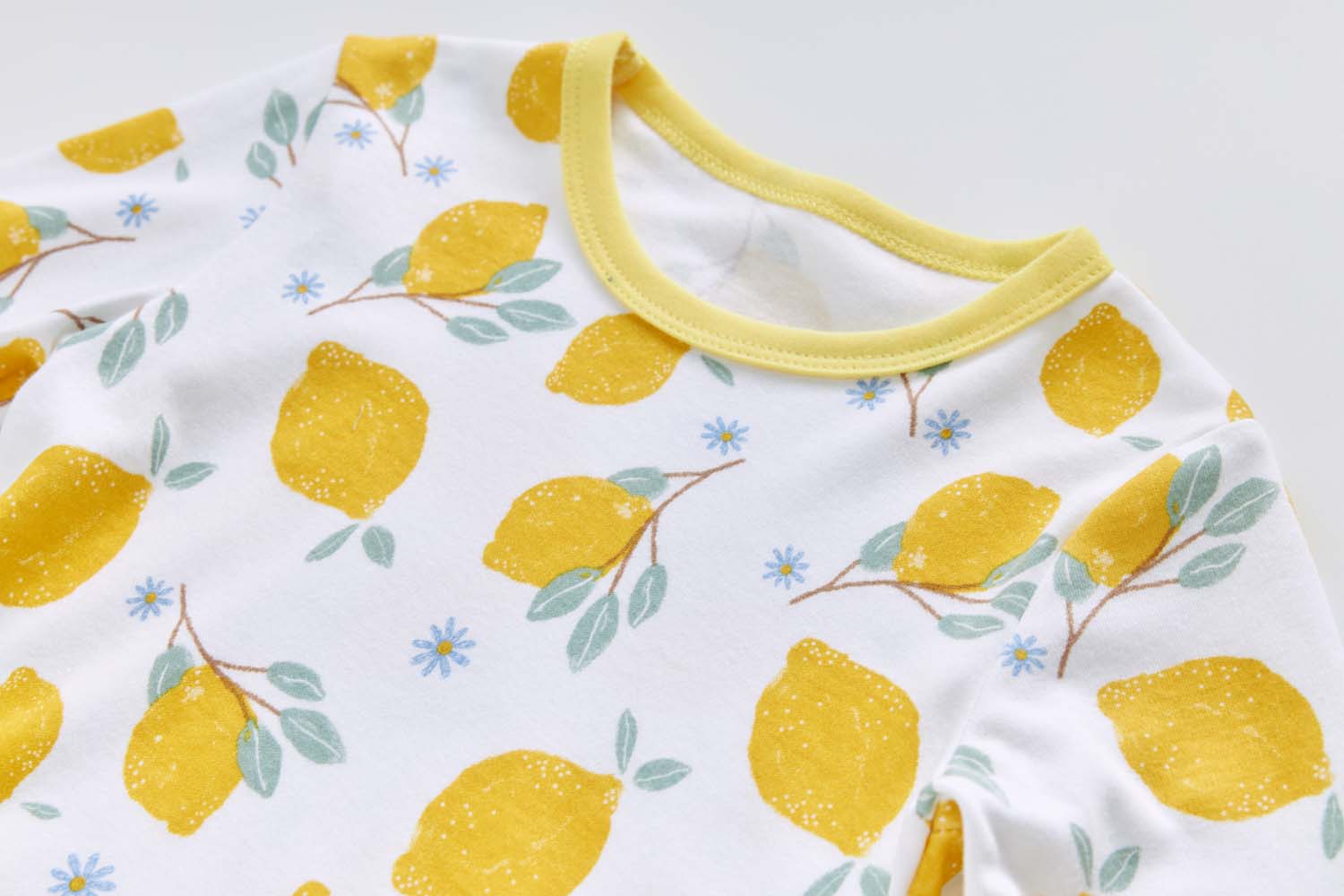Baby Kids Pajamas Lemon Top n Pants Set - Little Kooma