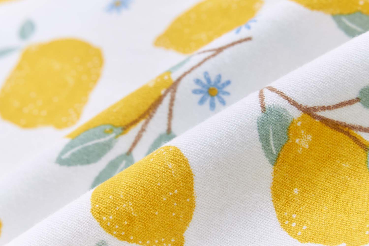 Baby Kids Pajamas Lemon Top n Pants Set - Little Kooma
