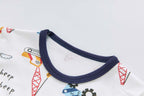 Baby Kids Pajamas Vehicles Top n Pants Set - Little Kooma