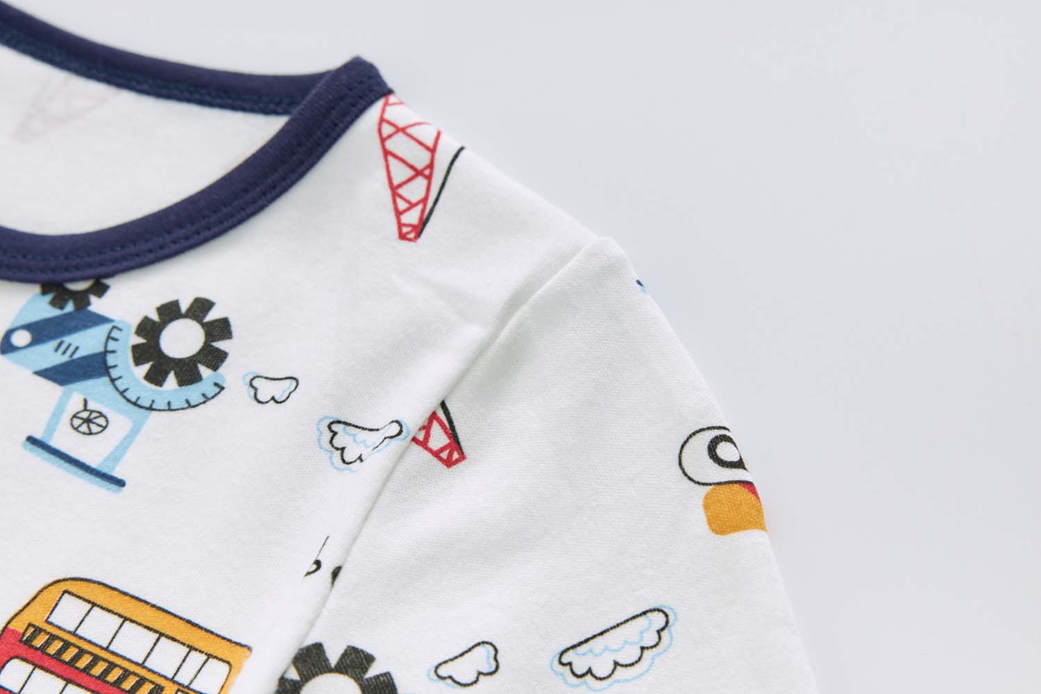 Baby Kids Pajamas Vehicles Top n Pants Set - Little Kooma