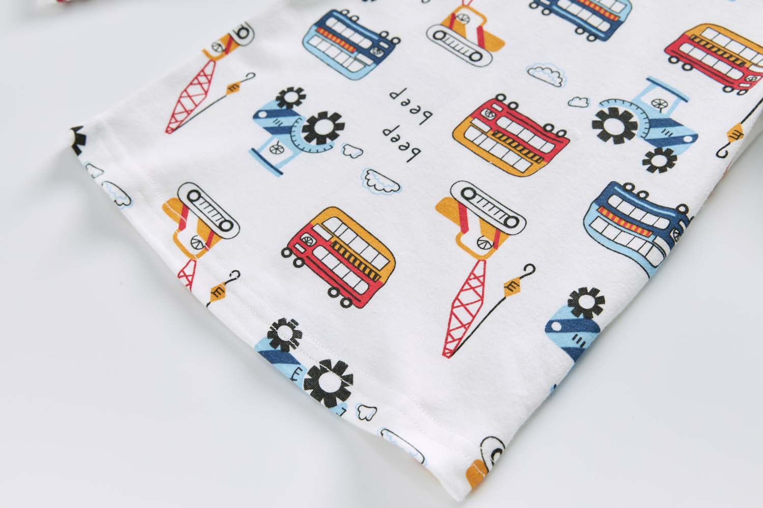Baby Kids Pajamas Vehicles Top n Pants Set - Little Kooma