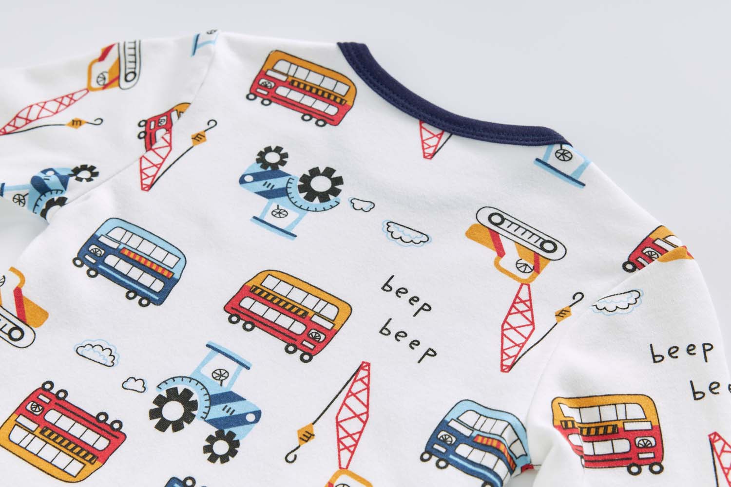 Baby Kids Pajamas Vehicles Top n Pants Set - Little Kooma