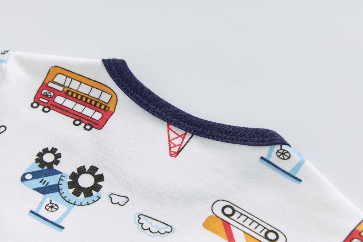 Baby Kids Pajamas Vehicles Top n Pants Set - Little Kooma