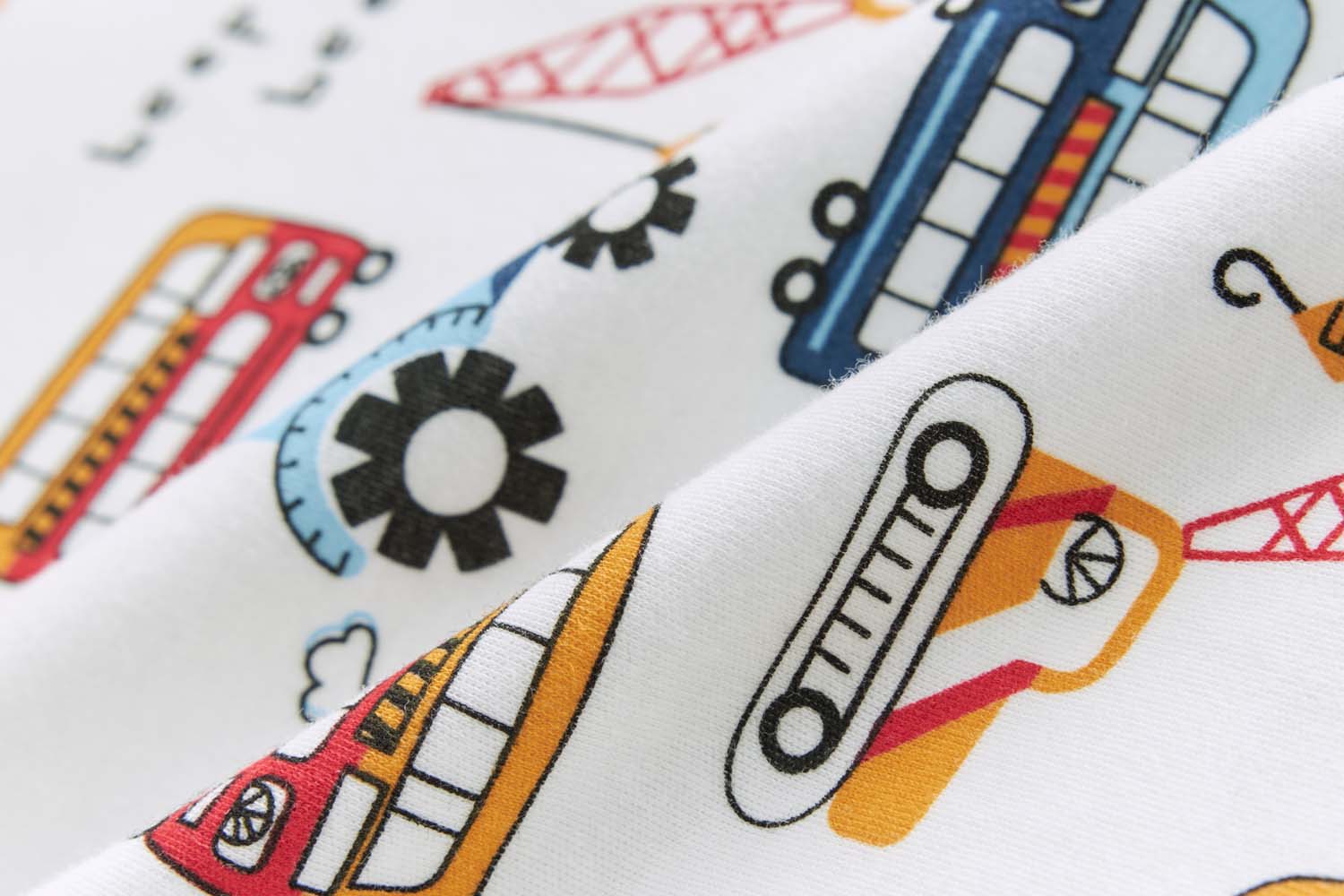 Baby Kids Pajamas Vehicles Top n Pants Set - Little Kooma