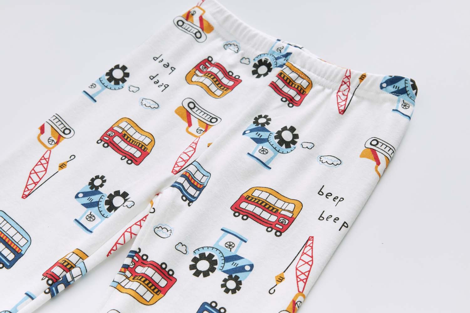 Baby Kids Pajamas Vehicles Top n Pants Set - Little Kooma