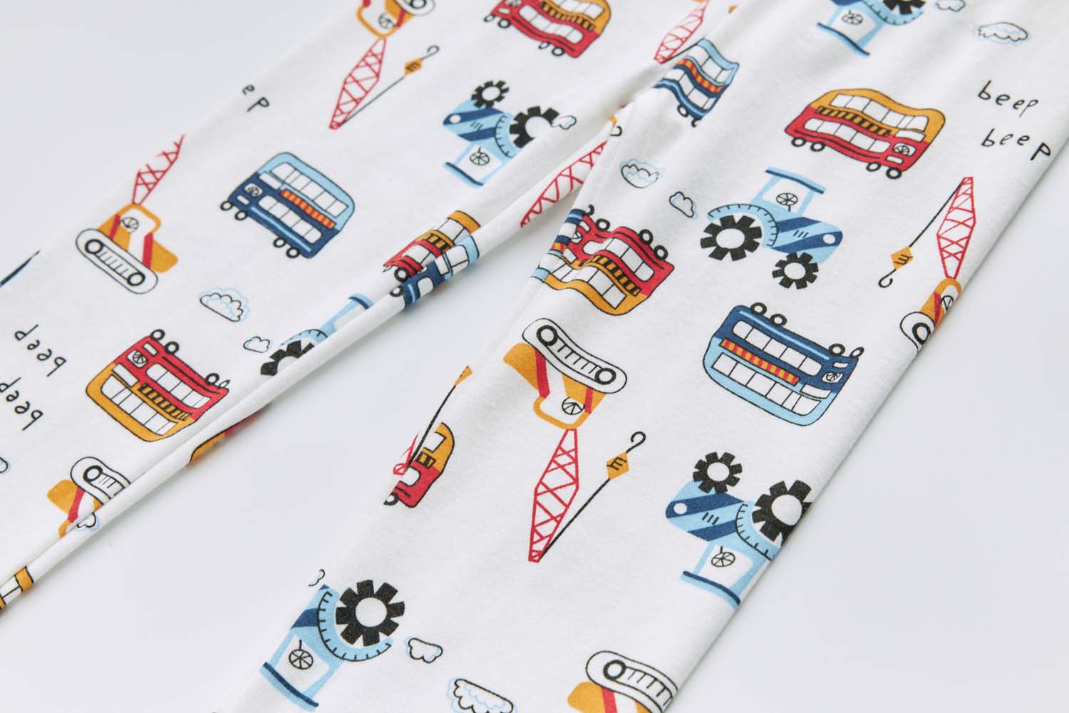 Baby Kids Pajamas Vehicles Top n Pants Set - Little Kooma