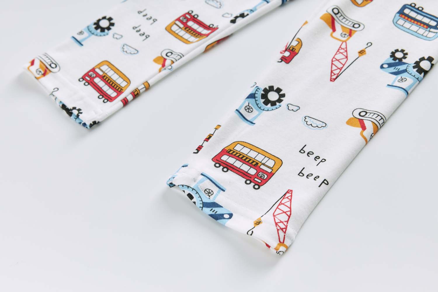 Baby Kids Pajamas Vehicles Top n Pants Set - Little Kooma